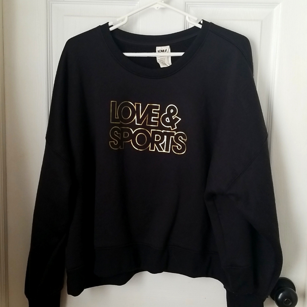 Love & Sports Cropped Sweat Shirt XXXL 22